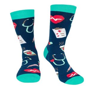 Nurses, doctors, hospital staff and students medical-themed socks unisex cotton socks